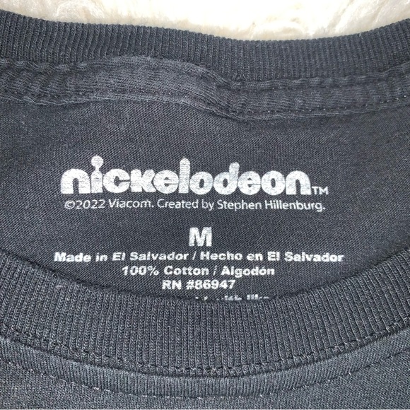 Nickelodeon Men’s Medium Black Short Sleeve SPONGE BOB Graphic Print T-Shirt - Picture 5 of 9